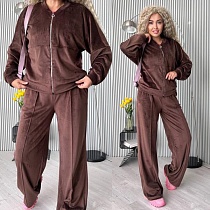 Костюм Спорт Modnulya 3067 brown - делук