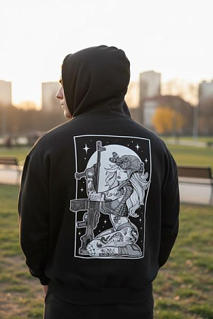 Худи Madoka 1343 black - делук