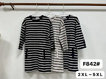 Туника Kaffir Lily F842 black - делук