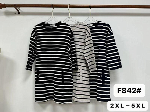 Туника Kaffir Lily F842 black - делук