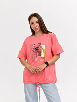 Футболка Fsn 6569 pink - делук