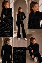 Костюм Спорт Karolina KR793 black - делук