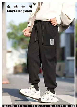 Штаны Спорт Delfinka 88220 black - делук