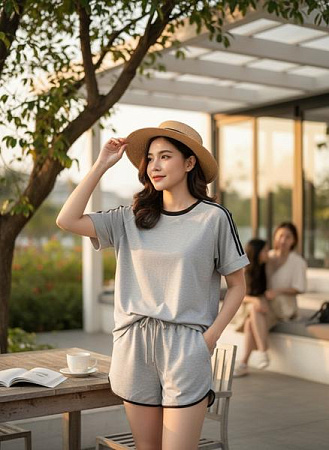 Костюм Katty 1092 grey - делук