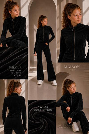Костюм Спорт Karolina KR793 black - делук