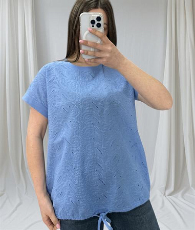 Футболка Levisha 25048 l.blue - делук