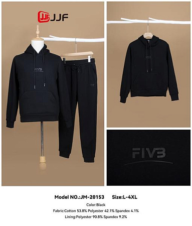 Костюм Спорт Jjf 20153 black - делук