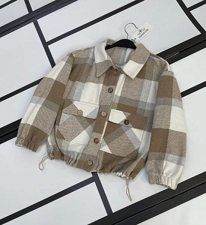 Рубашка Ibambino IB576 khaki-white - делук