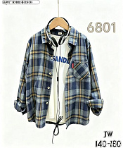Рубашка Flong 6801 navy - делук
