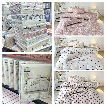 Постіль страйп сатин кольоровий у коробці UT-121-15-20 - делук