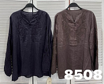 Рубашка Divo 8508 black - делук