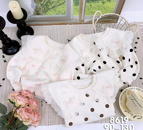 Свитер Sunnytot 8619 white-brown - делук