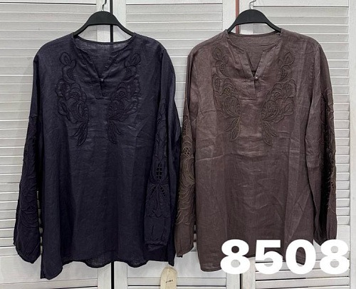 Рубашка Divo 8508 black - делук