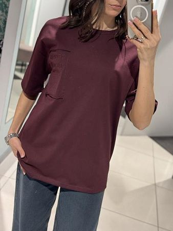 Футболка Comod 25359 wine - делук