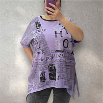 Футболка Elena&Vika 25319 lilac - делук