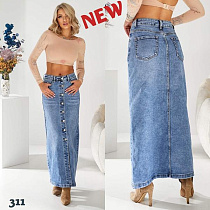 Юбка Liana Denim 311 l.blue - делук