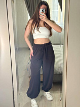 Штаны Спорт Arina 1716 brown - делук