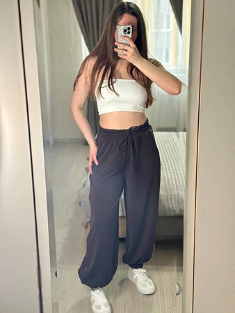 Штаны Спорт Arina 1716 brown - делук