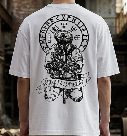 Футболка Madoka 1386 white - делук