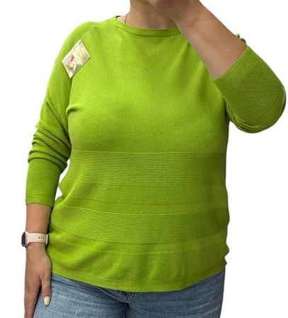 Свитер Elena&Vika 25234 l.green - делук