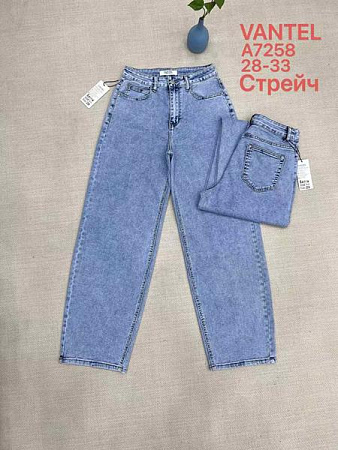 Джинсы Vanver A7258 l.blue - делук