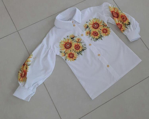 Вышиванка Limerense DD218 white - делук