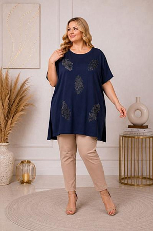 Туника Global GL328 navy - делук