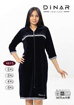 Халат Sss Annet DO-D4615 navy - делук