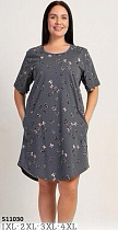 Ночнушка Trikotag 511030 d.grey - делук