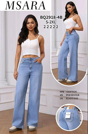 Джинсы Jeans Club BQ2918-4B l.blue - делук