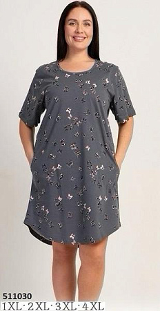 Ночнушка Trikotag 511030 d.grey - делук