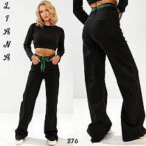 Джинсы Beki 276 black - делук