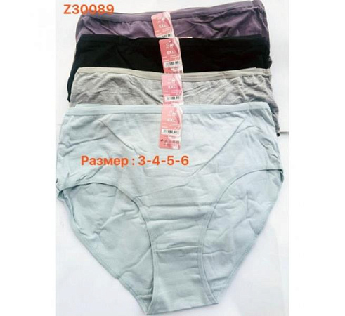 Трусы Redoor Z30089 mix (3XL-6XL) - делук