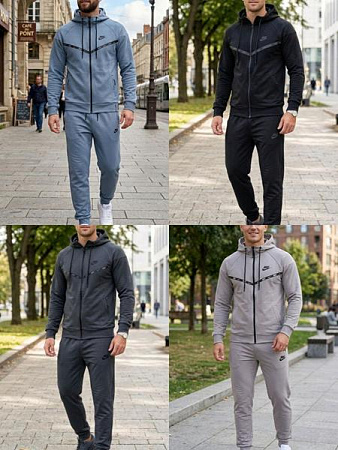 Костюм Спорт Shon S2722 d.grey - делук