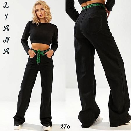 Джинсы Beki 276 black - делук