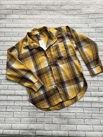 Рубашка Valentina 6 yellow - делук