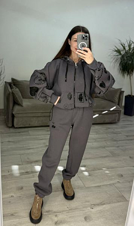 Костюм Спорт S.Style 638-1 grey - делук