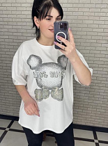 Футболка Levisha 250102 white - делук