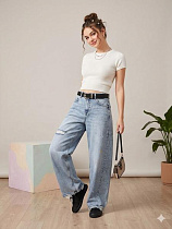 Джинсы Maxim Jeans 3335-010-3 l.blue - делук
