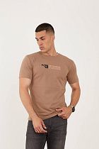 Футболка F.T.H F121 beige - делук