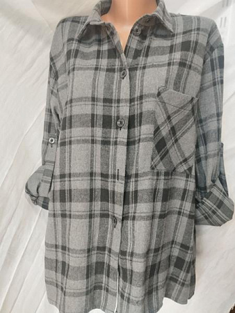 Рубашка Galina GL8 grey - делук