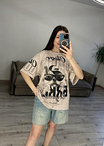 Футболка S.Style 40-1 beige - делук