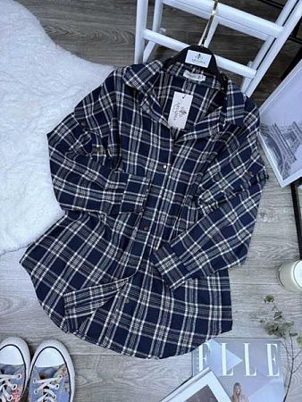 Рубашка Arina 2478 navy - делук