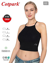 Топ Trikotag 3102 black - делук