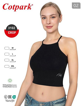 Топ Trikotag 3102 black - делук
