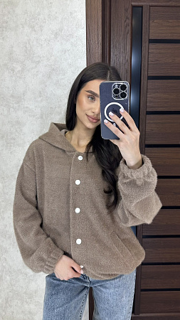 Кофта Valentina 3 brown - делук