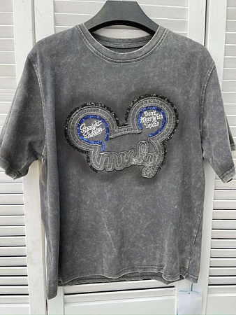 Футболка Karon 3737 grey - делук