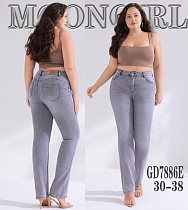 Джинсы Miss Kurry GD7886 l.grey - делук