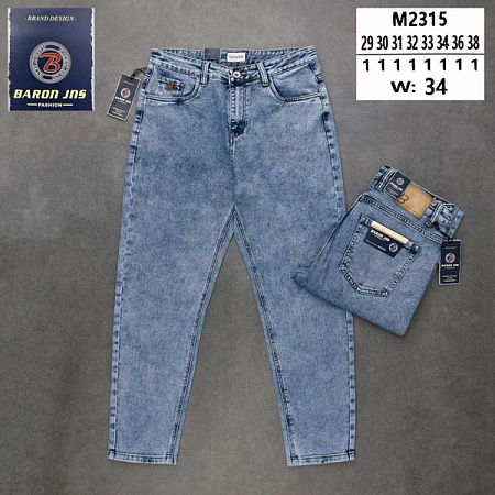 Джинсы Baron Jeans M2315 l.blue - делук
