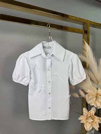 Блузка Delfinka 688 white - делук